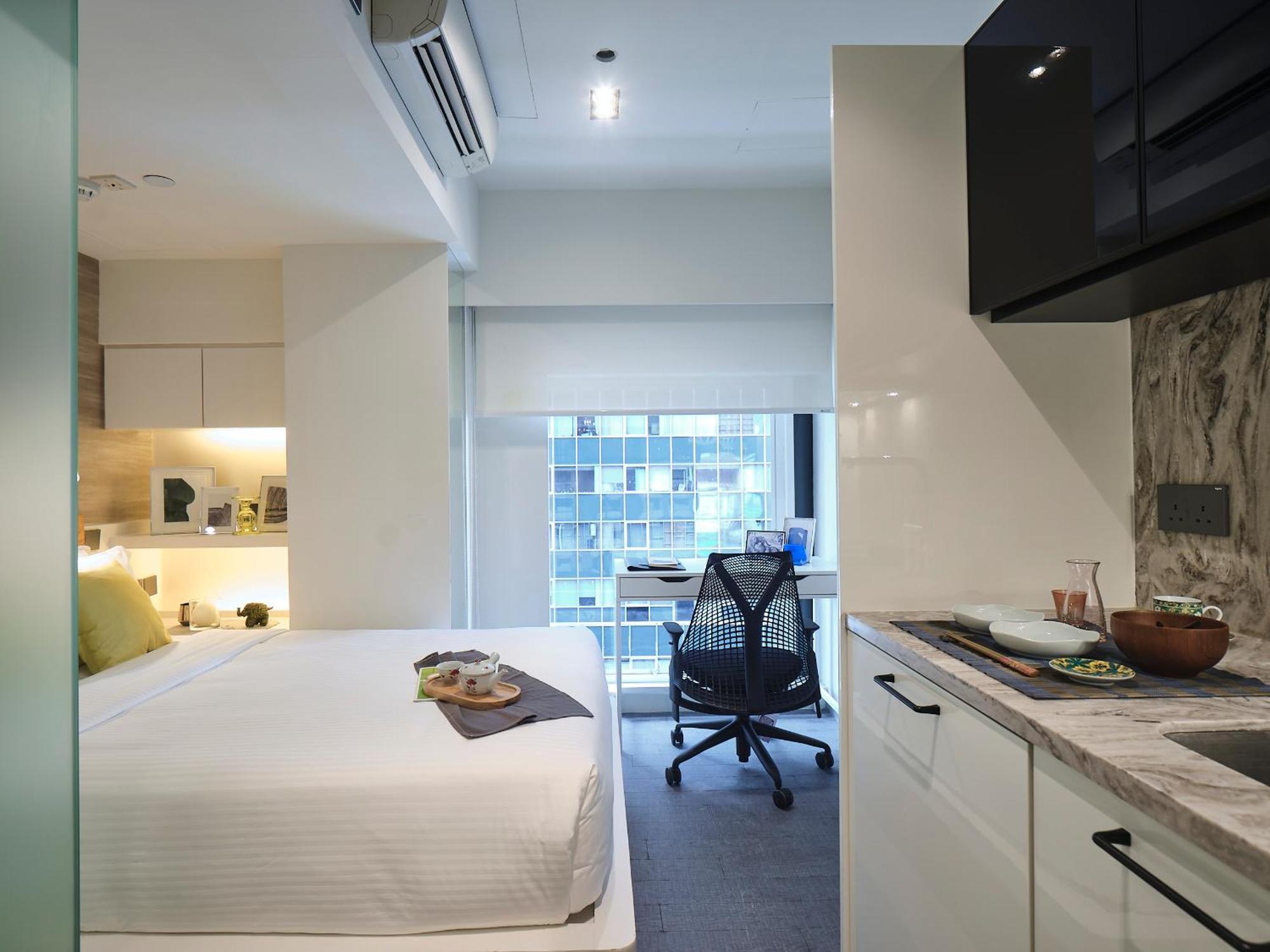 V Causeway Bay Aparthotel Hongkong Exteriör bild