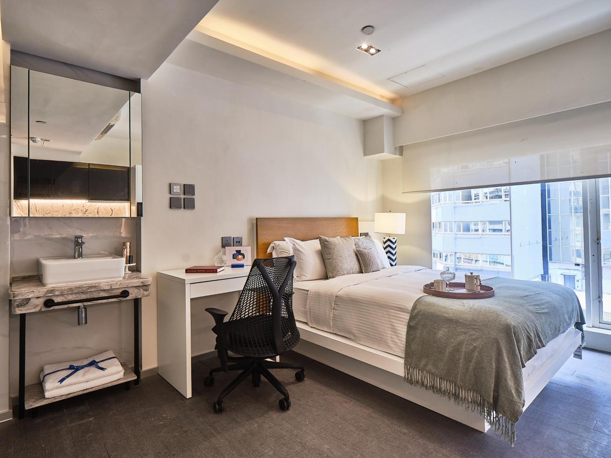 V Causeway Bay Aparthotel Hongkong Exteriör bild